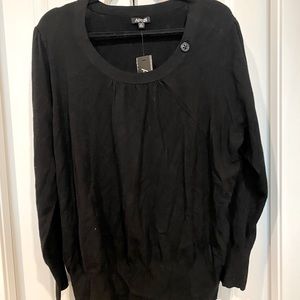 New apt 9 black 3X sweater